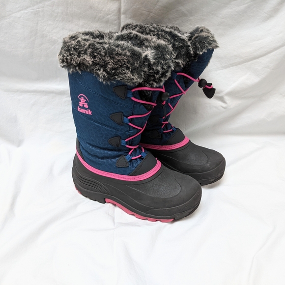 Kamik Girls SnowGypsy 3 Insulated Winter Boot Size 5 - Picture 2 of 11